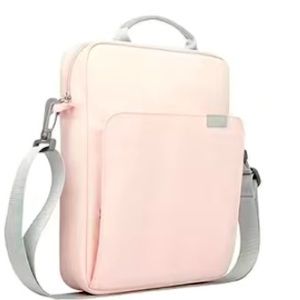 iPad/Tablet Crossbody Carrying Bag Case Purse Handbag Adjustable Strap Pink